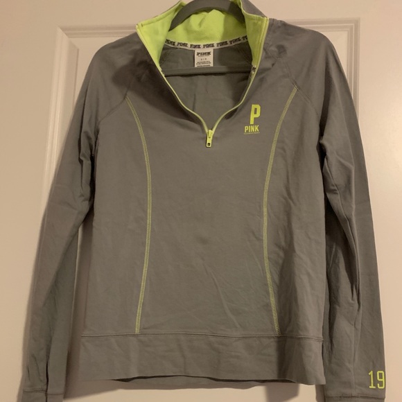 PINK half zip sweatshirt